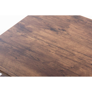 Mesa Auxiliar Madera Vintage 60x60x40 Cm