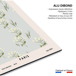 Tableau fleurs paris flower market  Tableau alu Dibond
