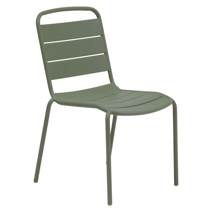 Chaise de jardin empilable Alegoria vert laurier