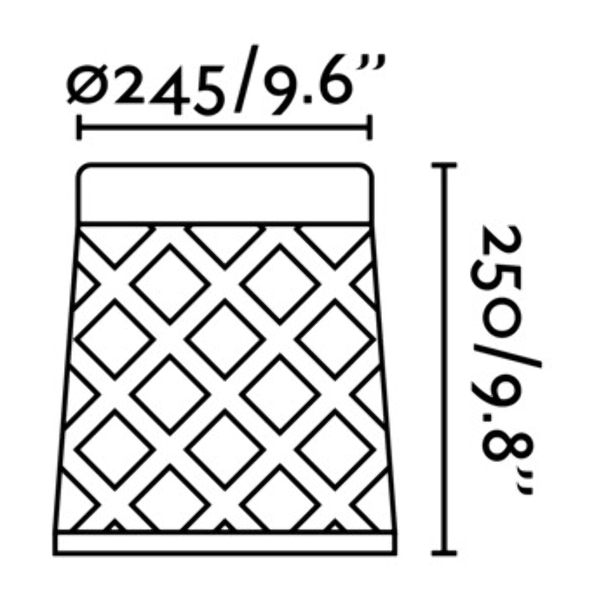 SHADOW 250 Baliza gris oscuro