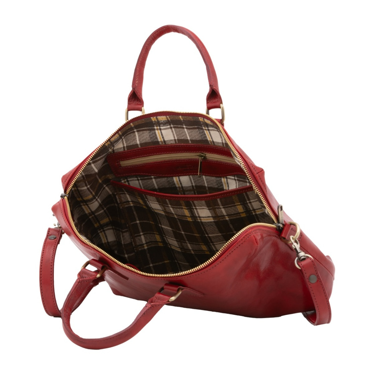 Borsa da lavoro uomo in vera pelle - Modello False - Made in Italy - 37.0 x 27.0 x 6.0 cm