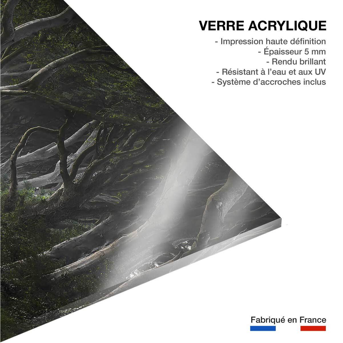 Tableau route de l'irréel Tableau plexiglas