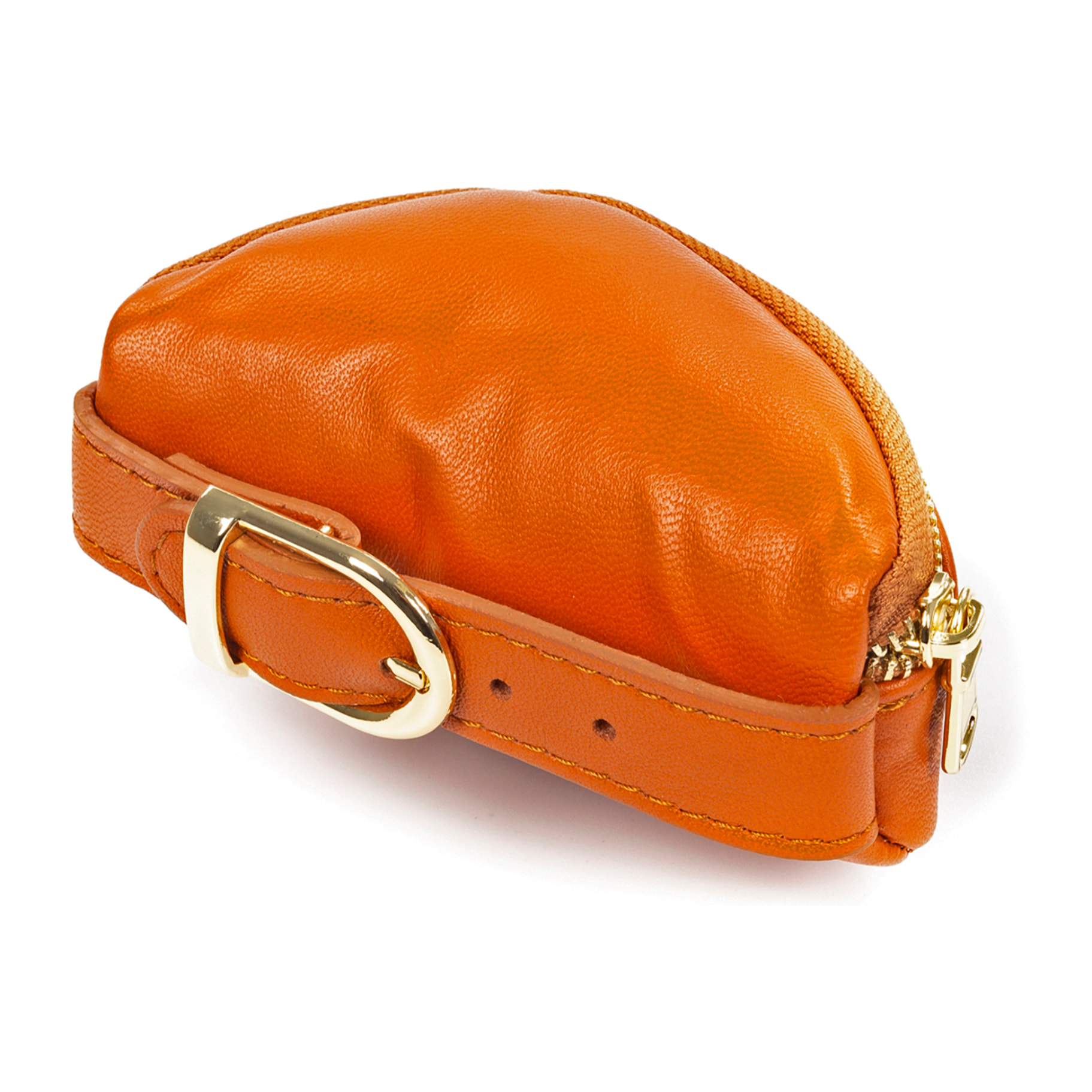 Albera borsa portafoglio polso. Pelle autentica finitura Sauvage.