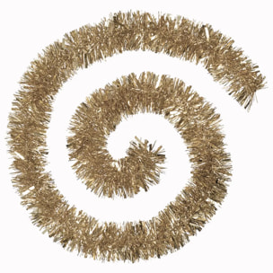 Guirlande brins mixtes 10cmx2m 6 plis or