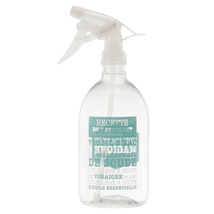 Bouteille Spray - JE CHERCHE UNE IDEE - 750ml - Dégraissant - Vert et Transparent