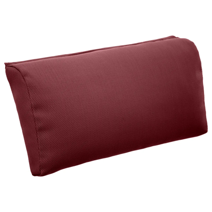 Appui-tête "Adaptia" bordeaux 40x22x6cm en texaline