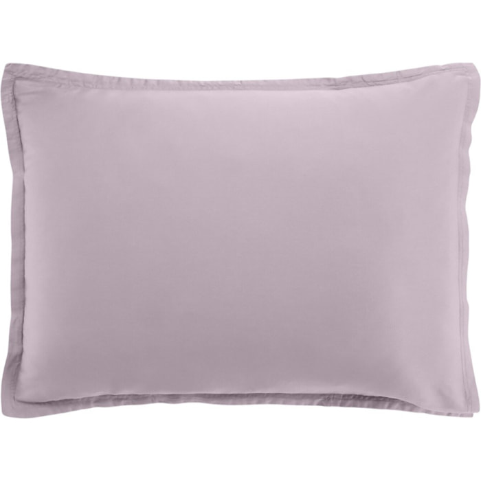 Paire de Taies D'oreiller 100% Satin De Coton 105 Fils Tourterelle