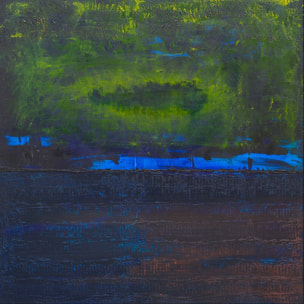 Tableau boreales bleues Tableau plexiglas