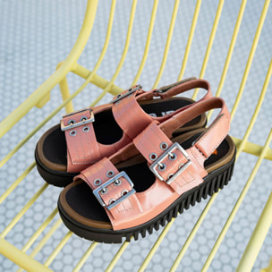 Sandalia de cuña 1579 NAPPA BLACK/BRIGHTON color Black