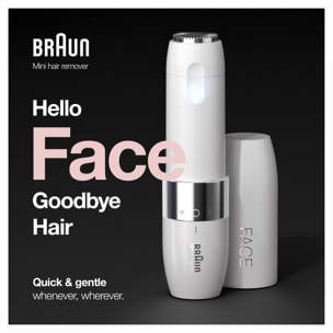 Braun Rasoir Visage Mini - Blanc