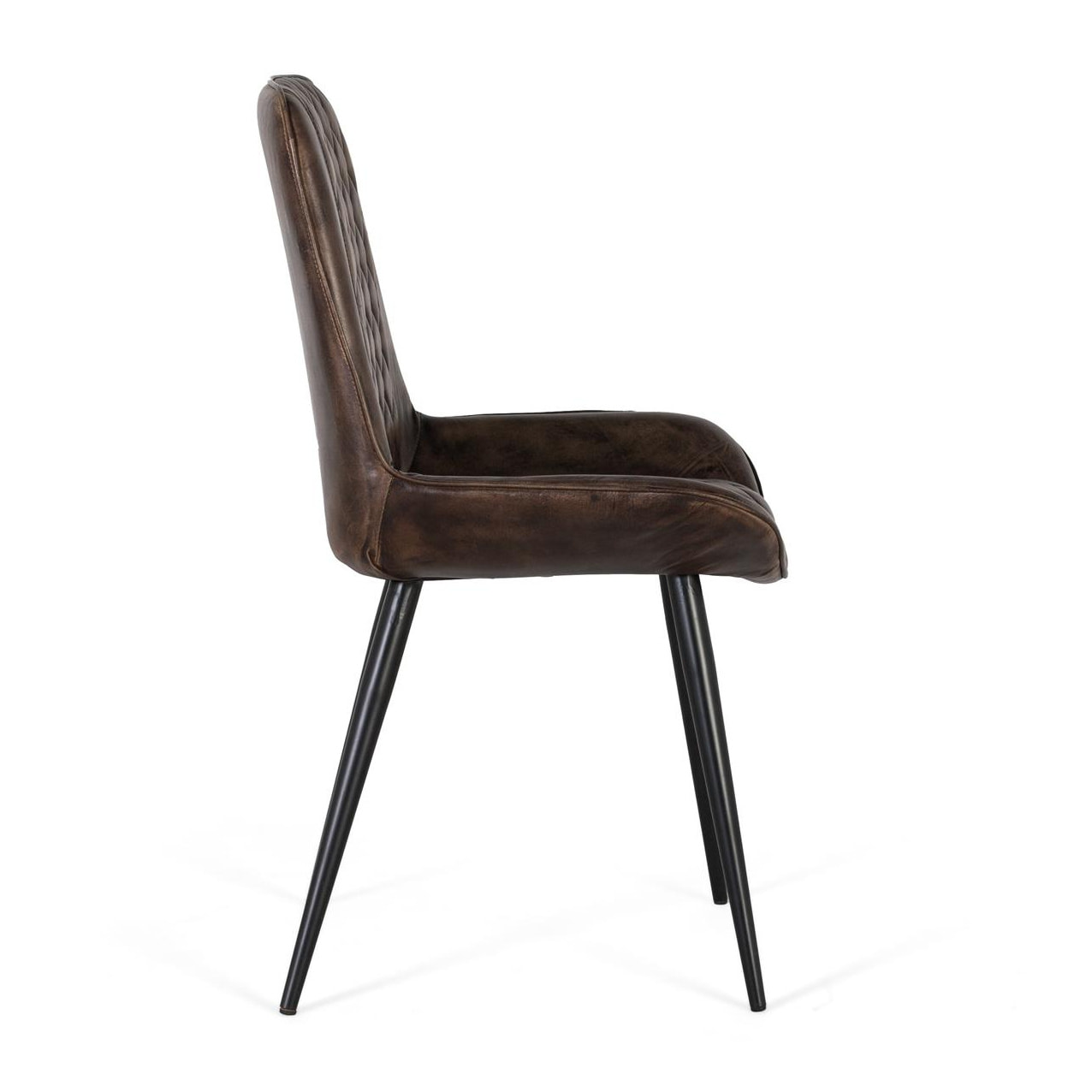 Silla de Piel 53 Cm Estilo Moderno Clásico