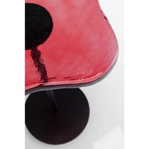 Table d'appoint Lava rouge Kare Design