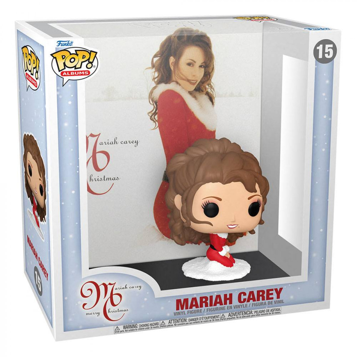 Mariah Carey Pop! Albums Vinile Figura Merry Natale 9 Cm Funko