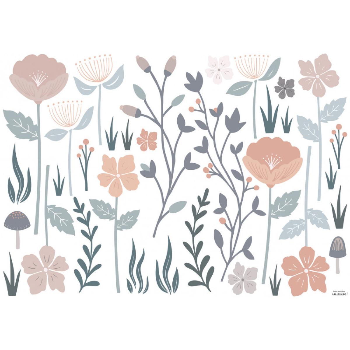 Sticker Lilipinso Sticker grandes fleurs 64 x 90 cm