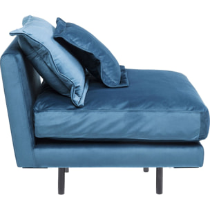 Assise Lullaby velours bleu pétrole Kare Design