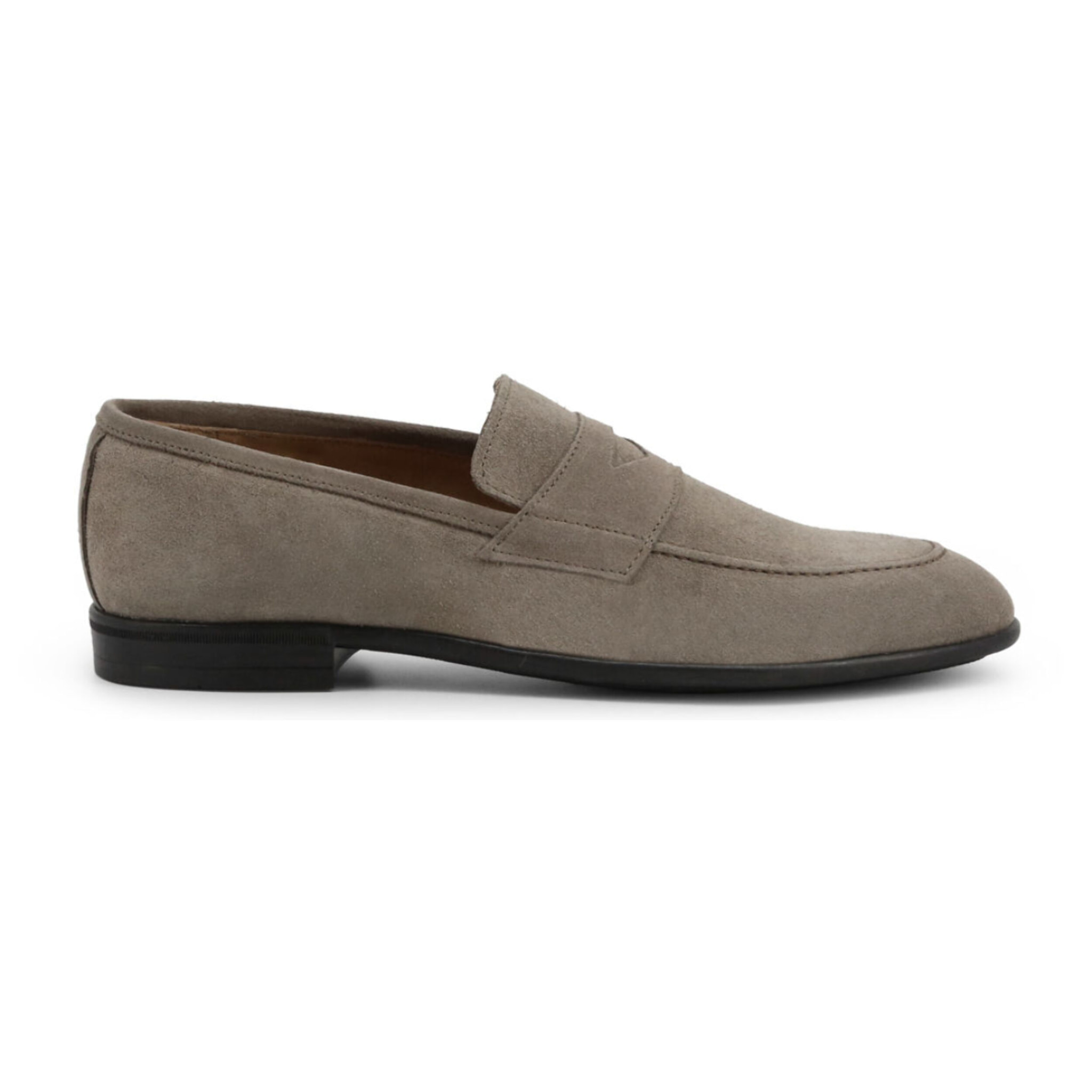 Zapatos Slippers para Hombre - Duca di Morrone Leone Suede Dove Gray