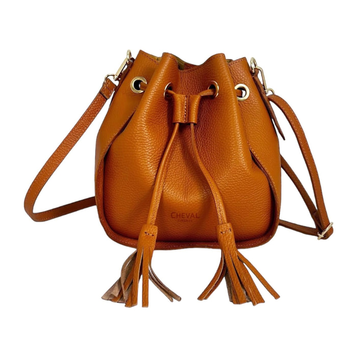 Bolso tipo cubo Cheval Firenze Matilde Camel