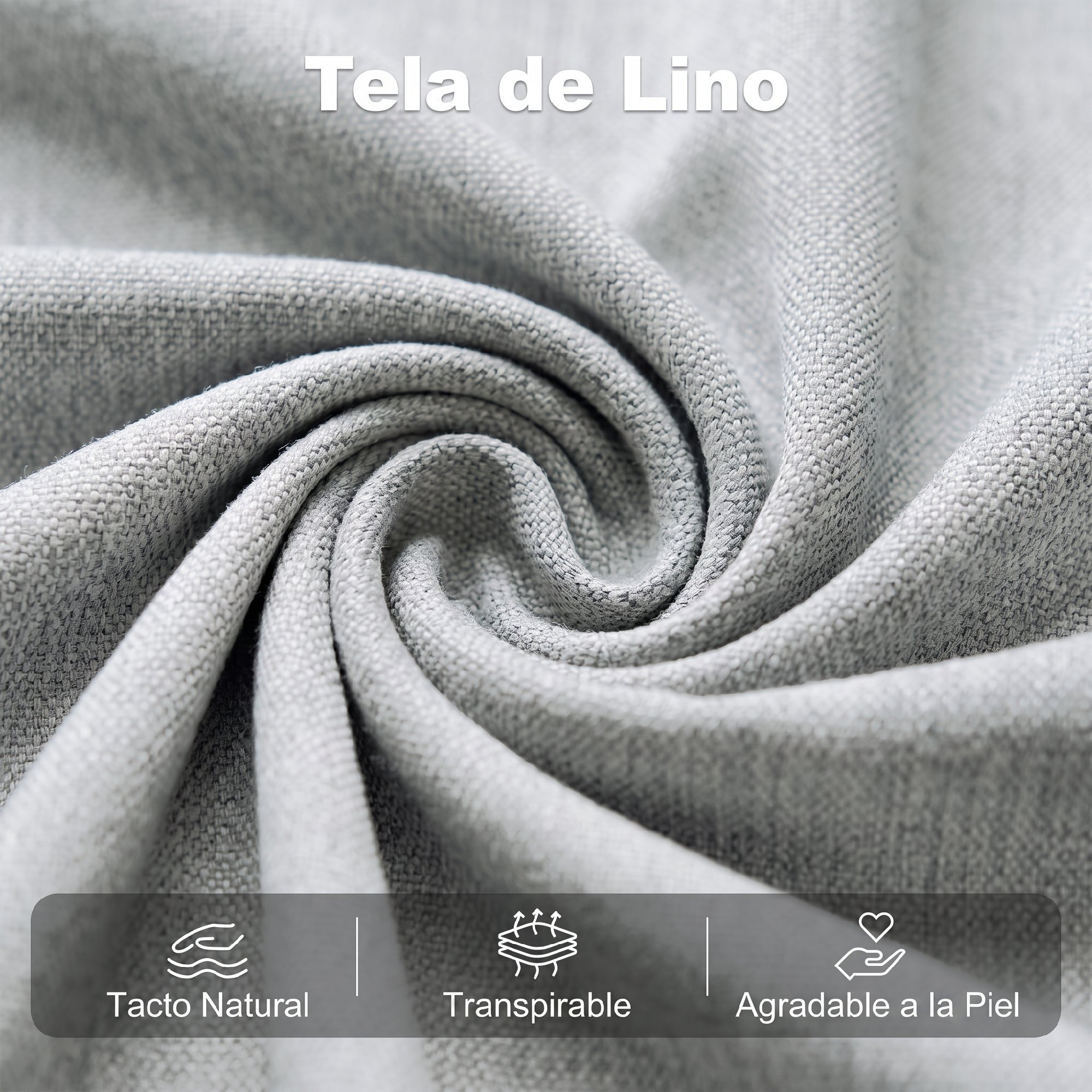 Sofá Cama 1 Plaza Convertible, 3 en 1, Sillón Cama Plegable, Tapizado en Lino, Respaldo Ajustable, Almohada con Funda Lavable, para Salón, Dormitorio, 67x73x96 cm, Gris Claro