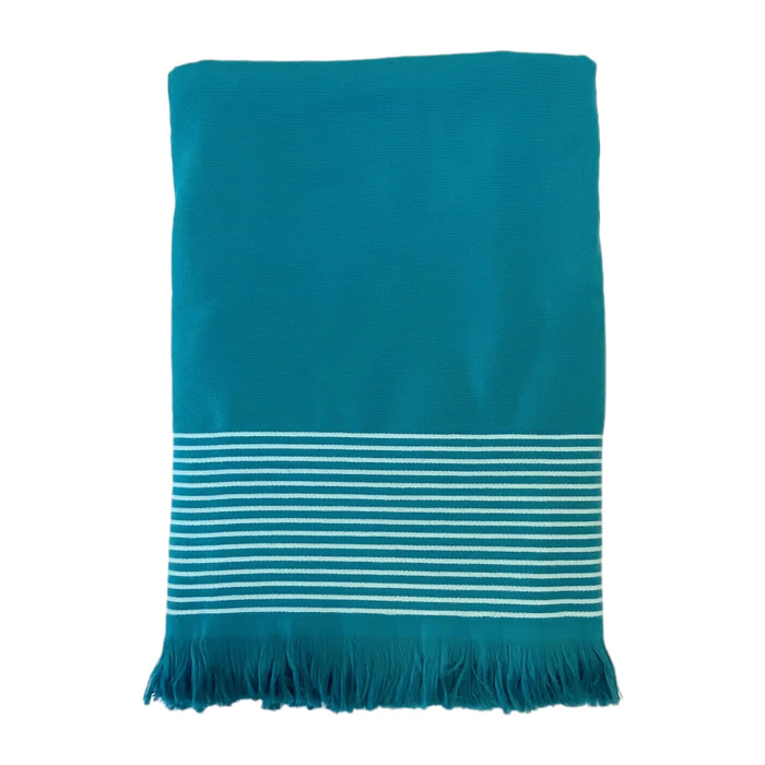 Fouta doublée éponge Paski Lake 90x170 300g/m²