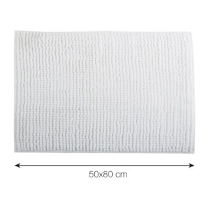 Tapis de bain Microfibre CHENILLE Blanc MSV