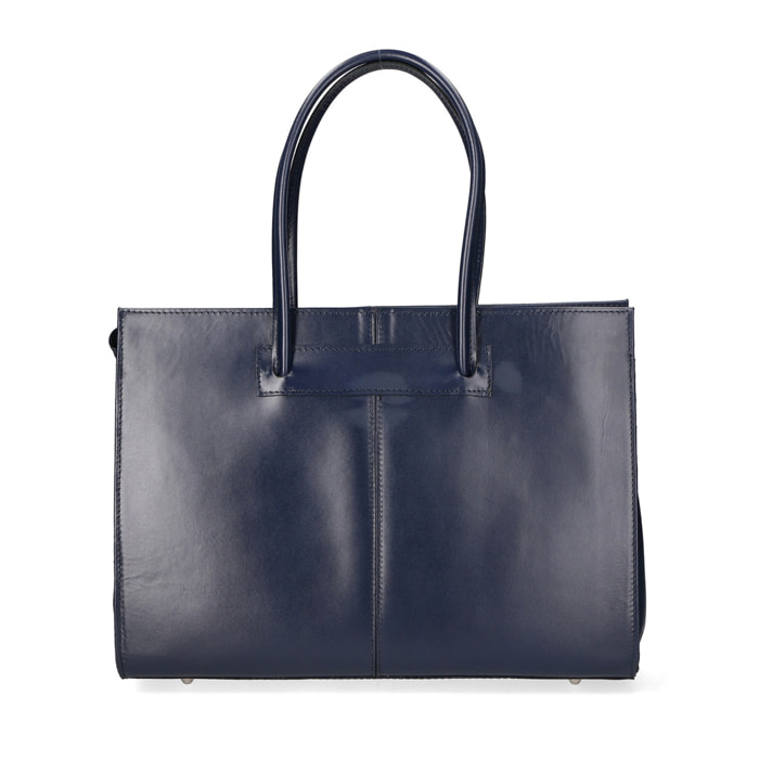 Borsa a mano da donna - Modello Eugenia - 100% pelle - 40.0 x 29.0 x 10.0 cm