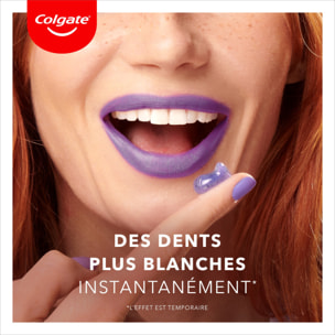 Pack de 2 - Lot de 2 Dentifrices Blancheur Colgate Purple 75ml