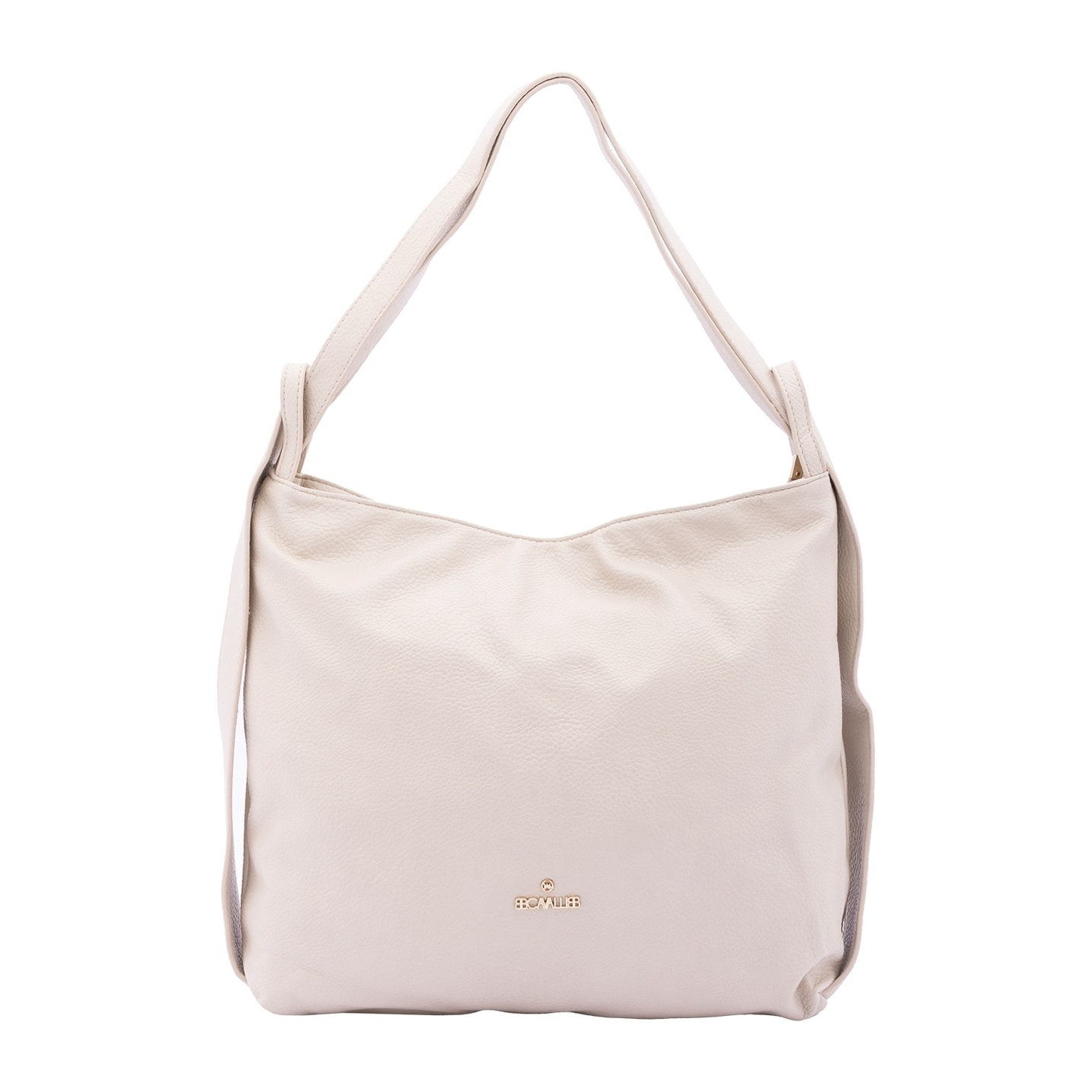 Borsa a spalla da donna - Modello False - Ecopelle e poliestere - 40.0 x 33.0 x 11.0 cm