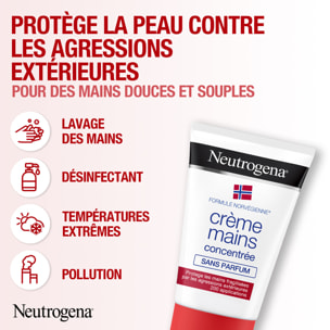 Crème mains - NEUTROGENA® Crème Mains Concentrée sans parfum 50 ml