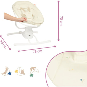Balancelle BADABULLE Crème avec télécommande