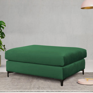 Pouf Fiesole Velours Vert