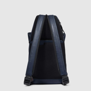 Piquadro Monospalla in pelle porta iPad®mini con portabilità a zaino, schermato con protezione RFID