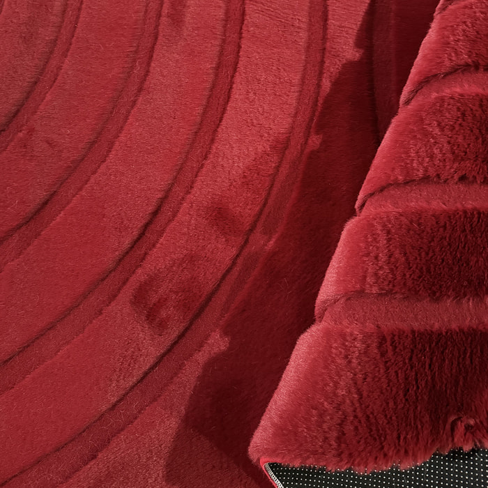 ALASKA - Tapis doux à motif arc rouge