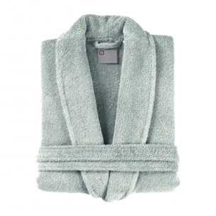 Peignoir femme 100% coton céladon