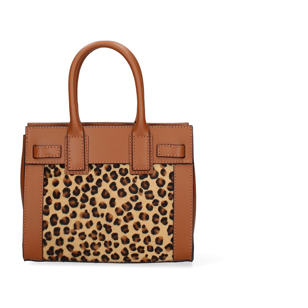 Borsa a mano da donna Made in Italy - Modello Oriana Plus - Vera pelle - 8.5 x 11.5 x 4.0 cm