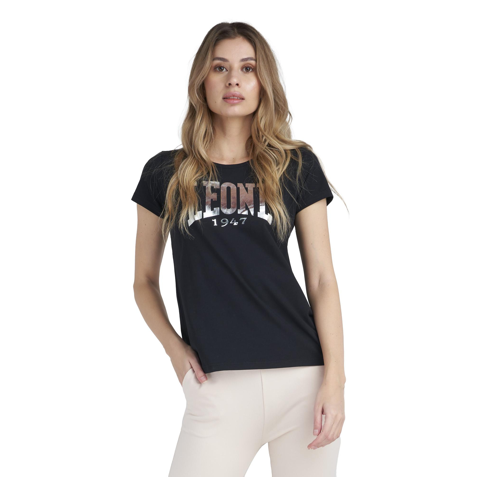 T-shirt maxi logo donna con maniche corte Training