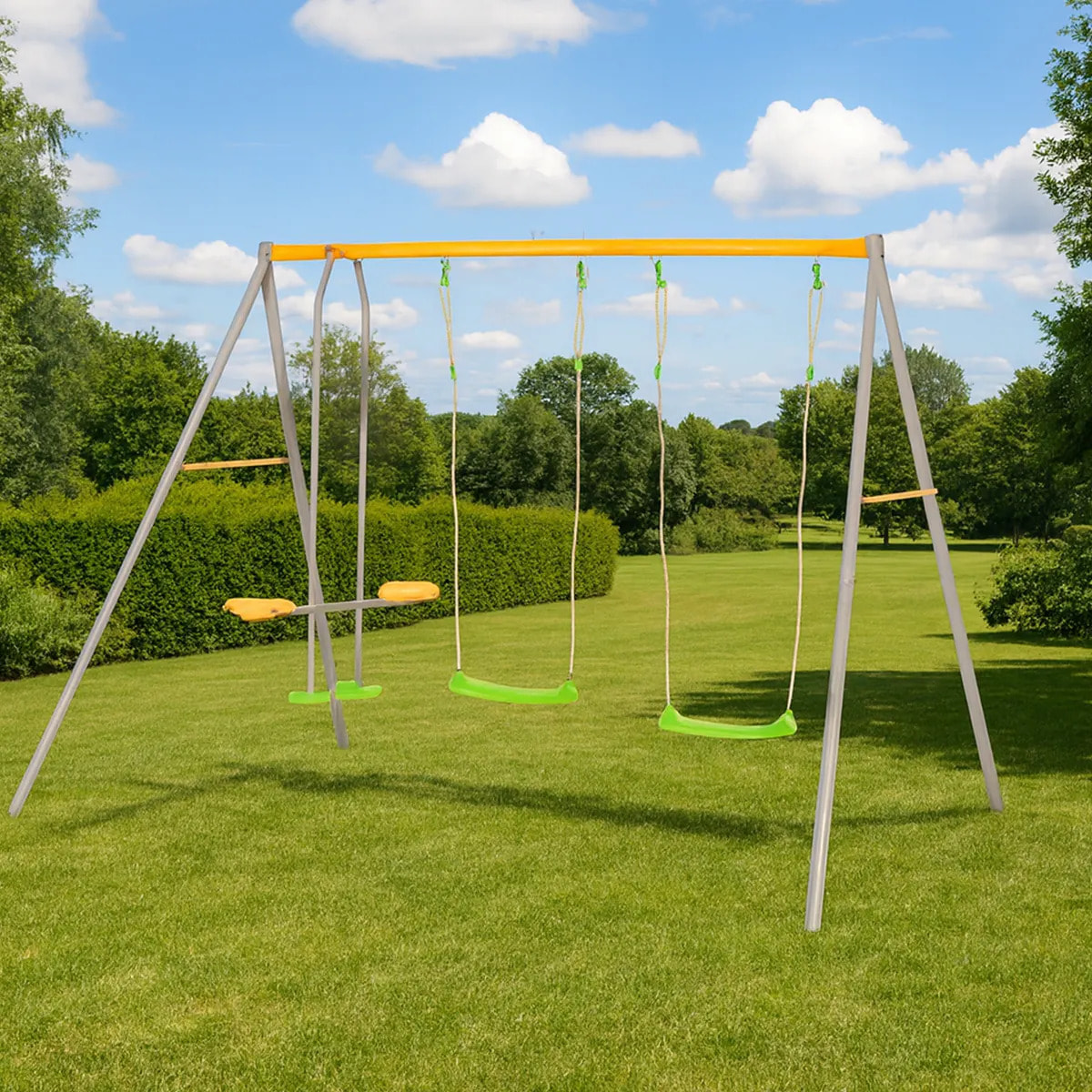 Portique métal 1,90 m Agility BRIOSO - 4 enfants