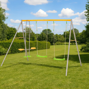 Portique métal 1,90 m Agility BRIOSO - 4 enfants