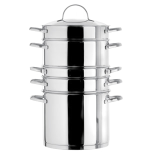 Elysée - Le Cuisinox "Set para la cocción al vapor 6 piezas"
