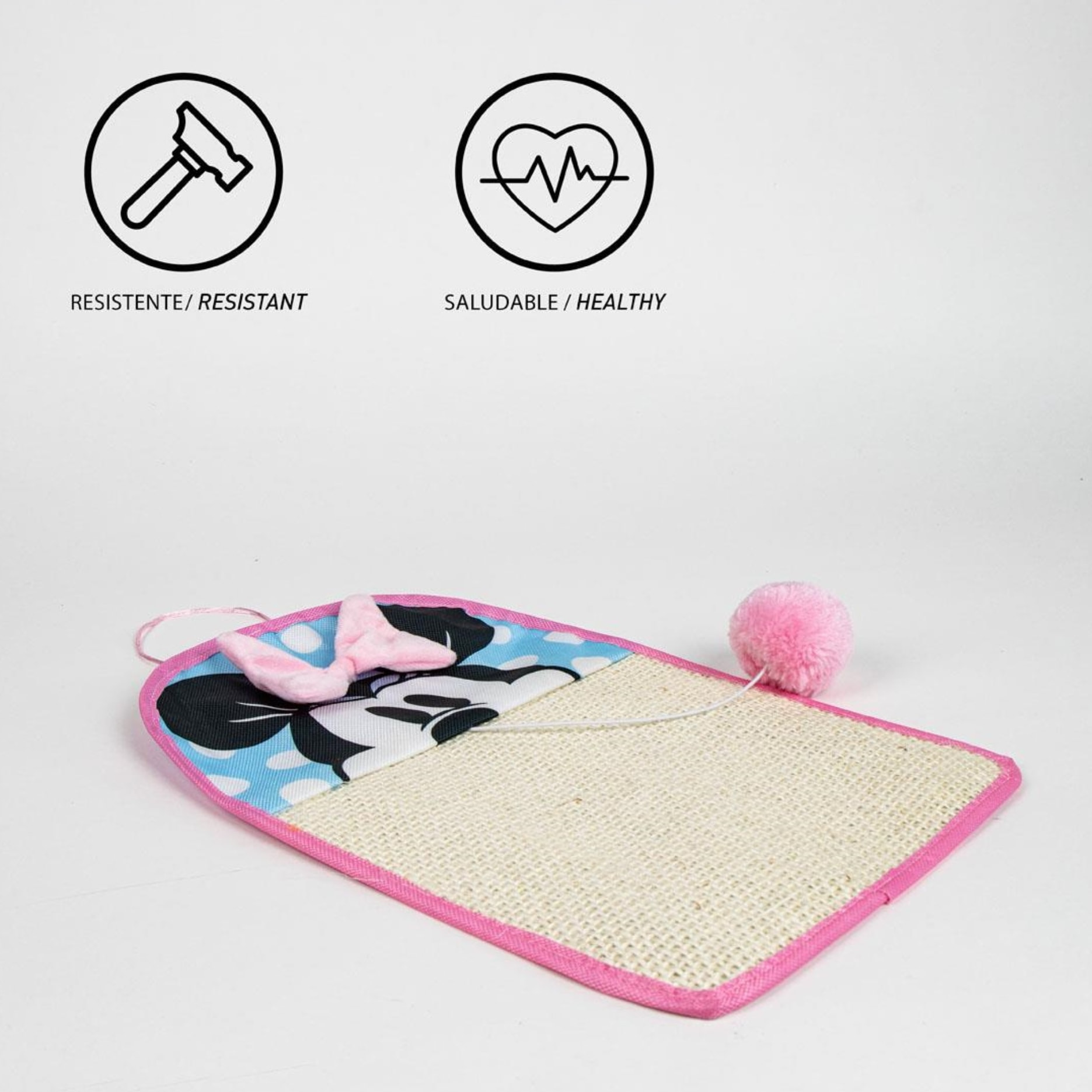 Rascador de pared para gatos diseño minnie