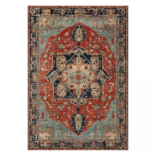 Tapis imprimé Vefu motif Médaillon Oriental