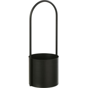 J-Line Cache-pot - métal - noir - large