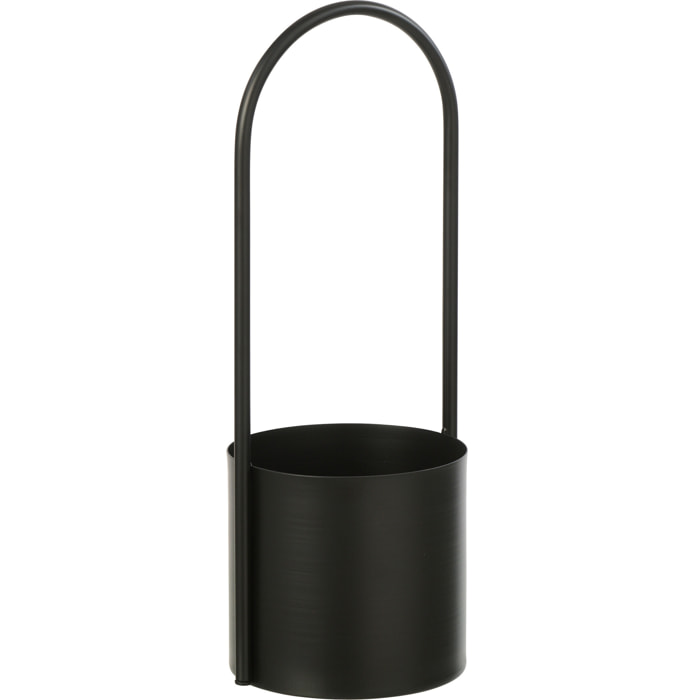 J-Line Cache-pot - métal - noir - large