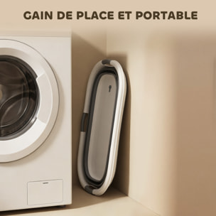 Baignoire chien chat - baignoire pliable 27L - bouchon vidange intégré