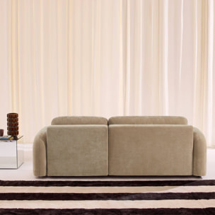 Canapé d'angle réversible convertible 3 places tissu avec coffre NOUMA