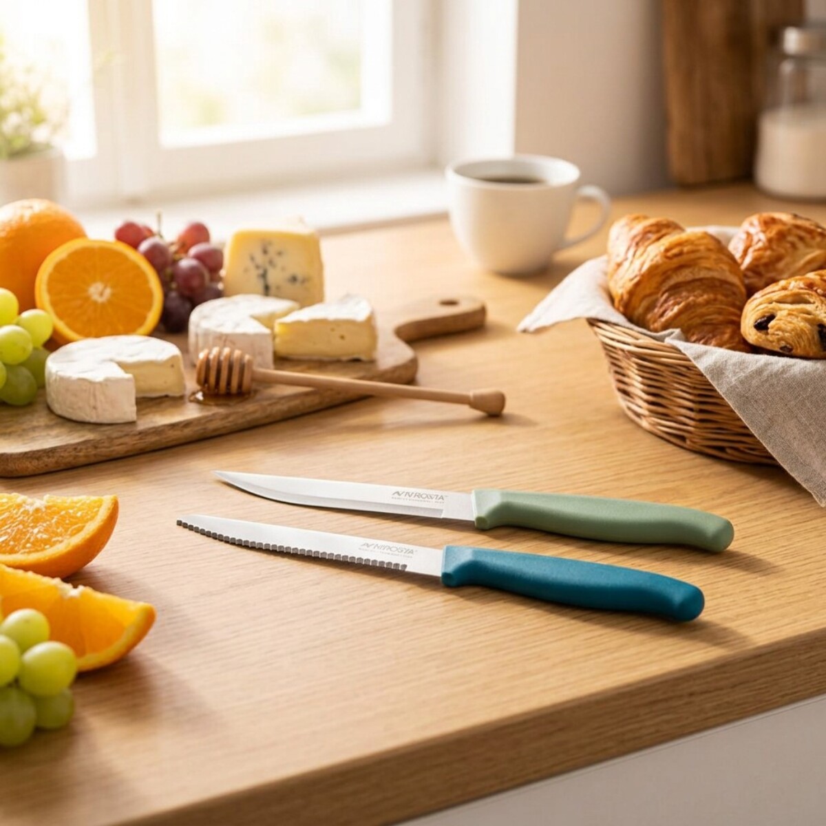 Set de 2 couteaux d’office et à petit déjeuner 22,5 cm Nirosta Elemental