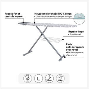 Table à repasser 132x46cm