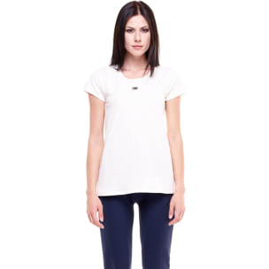 T-shirt da donna maniche corte girocollo Basic
