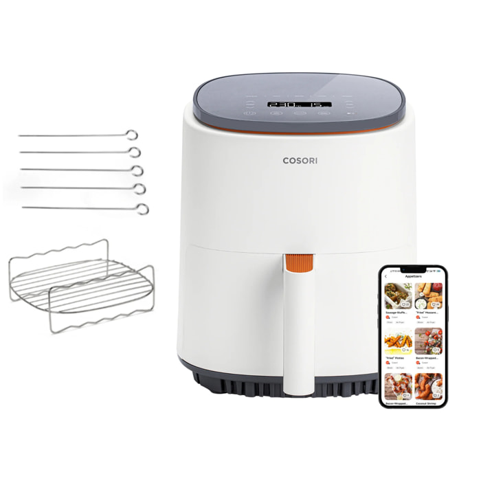 COSORI - Freidora de aire Lite Blanco 3,8 litros