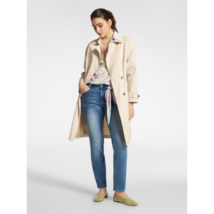 Elena Mirò - Jeans regulares con pañuelo, "Rose" - Light - blue