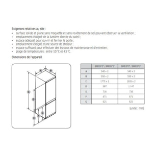 Réfrigérateur combiné encastrable SAMSUNG BRB26705EWW Metal Cooling